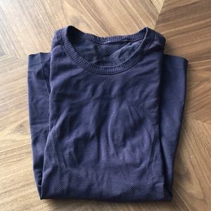 Purple Lululemon Run Swiftly Tee Shirt